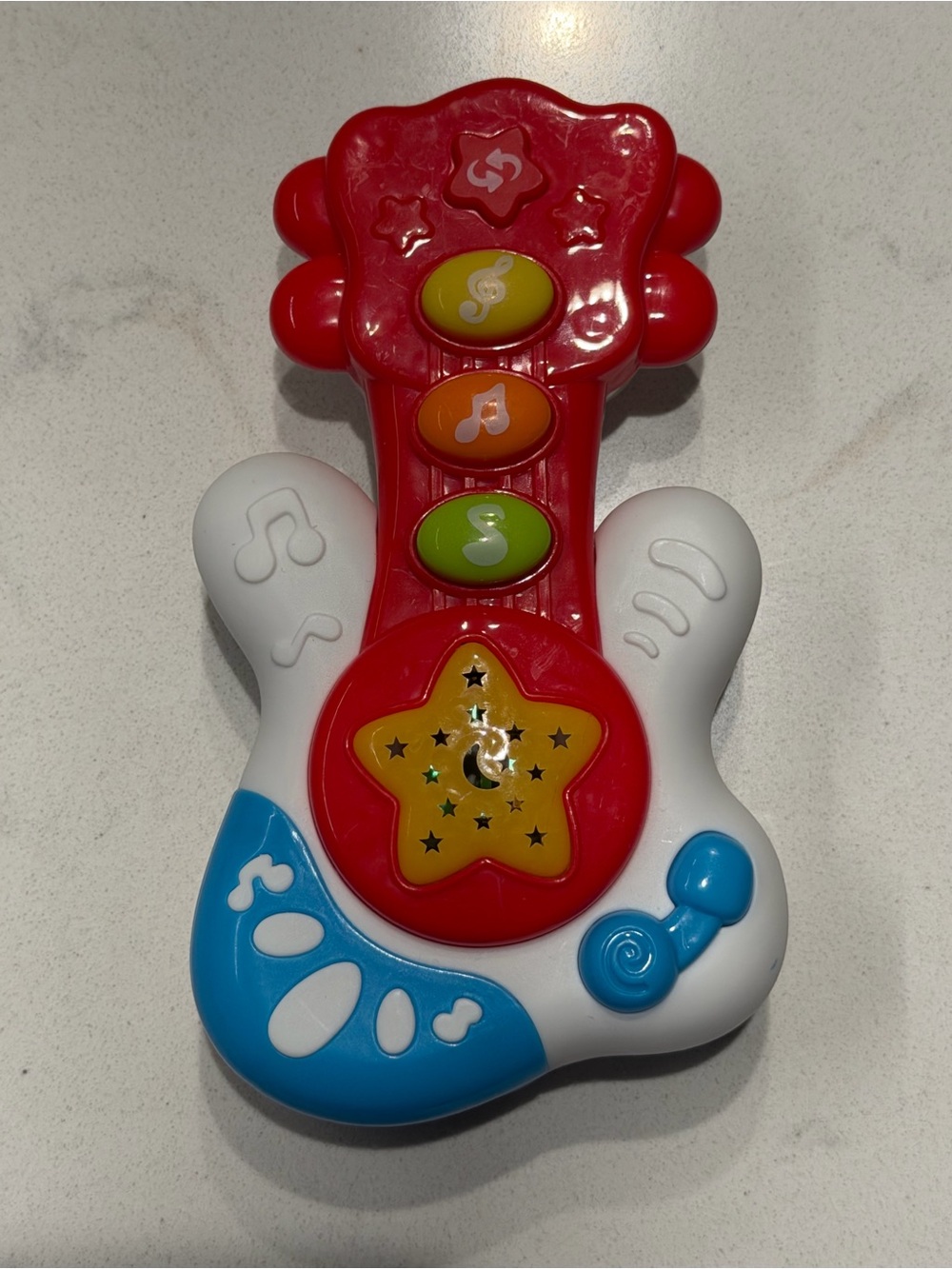 Animated mini guitar with sounds music toy